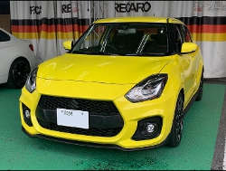 SUZUKI�@�X�C�t�g�X�|�[�c�@ZC33S�i2019�N2���j�@�Ɂ@RECARO�i���J���j�@SR-7�@GU100H�@BK�@����