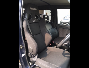 SUZUKI�@�W���C�[�@JA11V�i1995�N�j�@�Ɂ@RECARO�i���J���j�@SR-7F�@GK100�@BK�@�A�[�����X�g�t���@����
