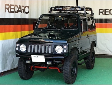 SUZUKI�@�W���j�[�@JA22�@�Ɂ@RECARO�i���J���j�@SR-7�@KK100�@BK�@�~���E�@����