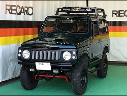 SUZUKI�@�W���j�[�@JA22�@�Ɂ@RECARO�i���J���j�@SR-7�@KK100�@BK�@�~���E�@����