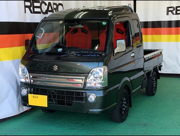 SUZUKI�@�X�[�p�[�L�����[�@DA16T�i2020�N�j�@�Ɂ@RECARO�i���J���j�@SR-7F�@KK100�@RED�@�~���E�@����