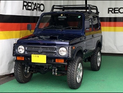 SUZUKI�@�W���j�[�@JA11�i1993�N�j�@�Ɂ@RECARO�i���J���j�@SR-7F�@KK100�@BK�@����