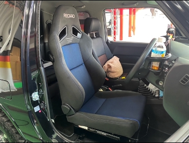 SUZUKI�@�W���j�[�@JB23W�i2006�N�j�@�Ɂ@RECARO�i���J���j�@SR-7F�@GK100�@BK/�u���[�@����