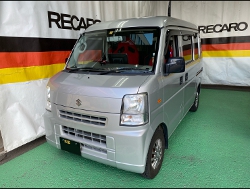 SUZUKI�@�G�u���B�W���C���@DA64V�i2008�N�j�@�Ɂ@RECARO�i���J���j�@SR-7F�@KK100�@RED�@�V�[�g�q�[�^�[�t���@�A�[�����X�g�t���@����