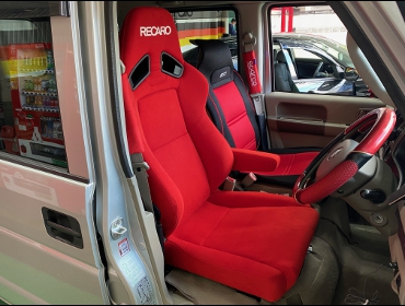 SUZUKI�@�G�u���B�W���C���@DA64V�i2008�N�j�@�Ɂ@RECARO�i���J���j�@SR-7F�@KK100�@RED�@�V�[�g�q�[�^�[�t���@�A�[�����X�g�t���@����