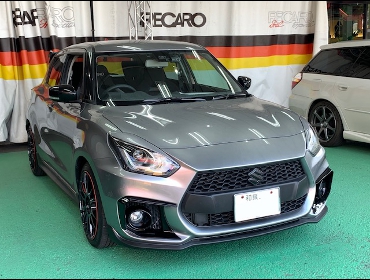 SUZUKI�@�X�C�t�g�X�|�[�c�@ZC33S�i2020�N�j�@�Ɂ@RECARO�i���J���j�@SR-6�@GK100S�@BK/�V���o�[�@����