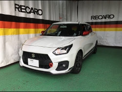 SUZUKI�@�X�C�t�g�X�|�[�c�@ZC33S�@�Ɂ@RECARO�i���J���j�@SR-6�@GK100S�@BK/RED�@����