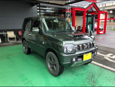 SUZUKI�@�W���j�[�@JB23�@�Ɂ@RECARO�i���J���j�@SR-7F�@GU100H�@�u���E���@�V�[�g�q�[�^�[�t���@����