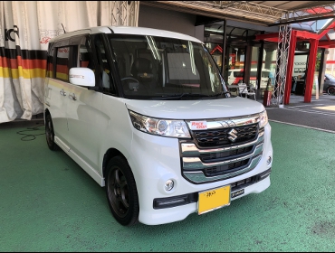 SUZUKI�@�X�y�[�V�A�J�X�^��2�@MK42S�i2017�N�j�@�Ɂ@RECARO�i���J���j�@SR-7�@KK100�@BK�@�V�[�g�q�[�^�[�t���@����