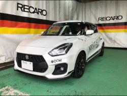 SUZUKI�@�X�C�t�g�X�|�[�c�@ZC33S�i2017�N�j�@�Ɂ@RECARO�i���J���j�@RCS�@���V�F��/�V���o�[���b�V���@���@�N���X�X�|�[�c�X�^�[CL210H�@�A�C�{���[�@����