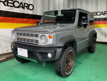 SUZUKI�@�W���j�[�V�G���@JB74�@JC�i2021�N�j�@�Ɂ@RECARO�i���J���j�@SR-7F�@GU100H�@�u���E���@�~���E�@����