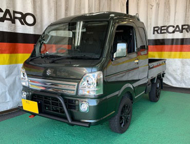 SUZUKI�@�X�[�p�[�L�����[�@DA16T�@�Ɂ@RECARO�i���J���j�@SR-7F�@GK100�@BK/BK�@�~���E�@����
