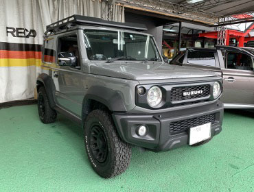 SUZUKI�@�W���j�[�V�G���@JB74W�@�Ɂ@RECARO�i���J���j�@SR-7F�@GU100H�@�u���E���@�V�[�g�q�[�^�[�t���@����