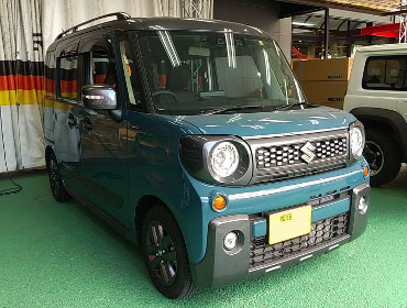 SUZUKI�@�X�y�[�V�A�M�A�@MK53S�i2022�N�j�@�Ɂ@RECARO�i���J���j�@SR-7F�@GU100H�@�u���E���@����