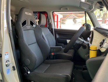 SUZUKI�@�N���X�r�[�@MN71S�i2023�N�j�@�Ɂ@RECARO�i���J���j�@SR-7F�@GK100�@BK/SIL�@�A�[�����X�g�t���@����