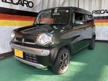 SUZUKI�@�n�X���[�@MS41S�i2018�N�j�@�Ɂ@RECARO�i���J���j�@SR-7�@GK100�@BK/SIL�@�V�[�g�q�[�^�[�t���@����