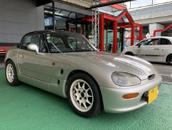 SUZUKI�@�J�v�`�[�m�@EA11R�@�Ɂ@RECARO�i���J���j�@RCS�@BK�V�F��/�u���[���b�V���@����