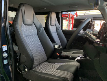 SUZUKI�@�W���j�[�V�G���@JB74�i2023�N�j�@�Ɂ@RECARO�i���J���j�@LX-F�@WL110H�@BK�@A/R�@�~���E�@����