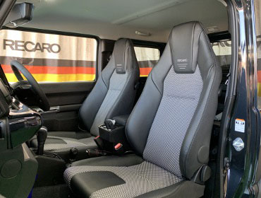 SUZUKI�@�W���j�[�V�G���@JB74�i2023�N�j�@�Ɂ@RECARO�i���J���j�@LX-F�@WL110H�@BK�@A/R�@�~���E�@����