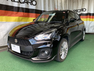 SUZUKI�@�X�C�t�g�X�|�[�c�@ZC33S�i2023�N�j�@�Ɂ@RECARO�i���J���j�@SR-7�@GK100 BK/BK�@����