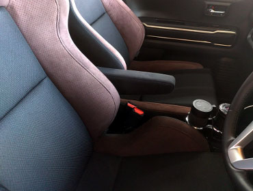 SUZUKI�@�n�X���[52�@�Ɂ@RECARO�i���J���j�@SR-7�@GU100H�@�u���E���@���@SR-7F�@GU100H�@�u���E���@����