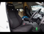 RECARO�i���J���V�[�g�j�@TOYOTA�@�n�C�G�[�X�@200�n��RECARO�i���J���j�@SR-7F KK100 BK�@�~2�r�@����