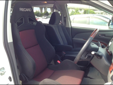 RECARO�i���J���V�[�g�j�@TOYOTA�@�G�X�e�B�}��RECARO�i���J���j�@SR-7 SK100 BK/RED�@�V�[�g�q�[�^�[�t���@����