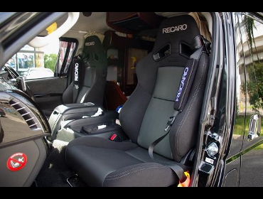 RECARO�i���J���V�[�g�j�@TTOYOTA�@�n�C�G�[�X���S���@200�n��RECARO�i���J���j�@SR-7F SK100�@BK/SIL�@�~2�r�@����