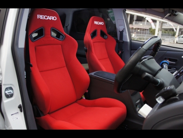 RECARO�i���J���V�[�g�j�@TOYOTA�@�v���E�X����RECARO�i���J���j�@SR-7F KK100�@RED�@�~2�r�@����