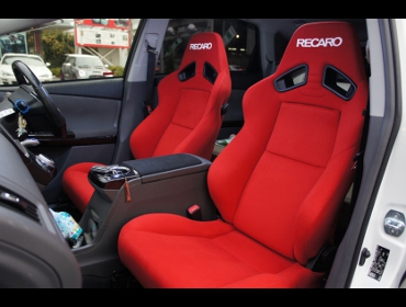 RECARO�i���J���V�[�g�j�@TOYOTA�@�v���E�X����RECARO�i���J���j�@SR-7F KK100�@RED�@�~2�r�@����