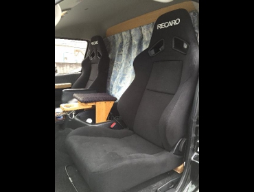 RECARO�i���J���V�[�g�j�@TOYOTA�@���W�A�X�G�[�X�@200�n�@���C�h��RECARO�i���J���j�@SR-7F KK100 BK�@�~2�r�@����