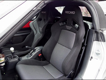 RECARO�i���J���V�[�g�j�@TOYOTA�@MR-S�@ZZW30�Ƀ��J���@RS-G GK�@BK/SIL�@���@SR-7F GK100�@BK/SIL�@����
