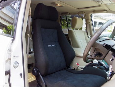 RECARO�i���J���V�[�g�j�@TOYOTA�@�����h�N���[�U�[100�@HDJ101�Ƀ��J���@�G���S���hD H�i�V�[�g�q�[�^�[�t���j�@BK�@����