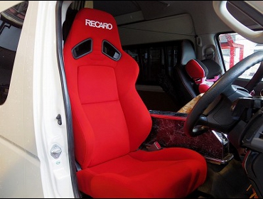 RECARO�i���J���V�[�g�j�@TOYOTA�@�n�C�G�[�X�X�[�p�[�����O�@200�n�@2�^�Ƀ��J���@SR-7F KK100�@RED�@����