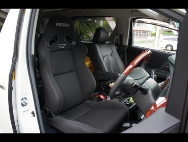 RECARO�i���J���V�[�g�j�@TOYOTA�@���F���t�@�C�A�@ANH20W�Ƀ��J���@SR-7F GK100H�@�V�[�g�q�[�^�[�t�� BK/BK�@����