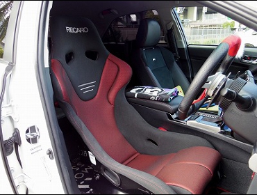 TOYOTA�@�}�[�NX�@G's�@GRX130�@�Ɂ@RECARO�i���J���j�@TS-G�@GK�@BK/RED�@����