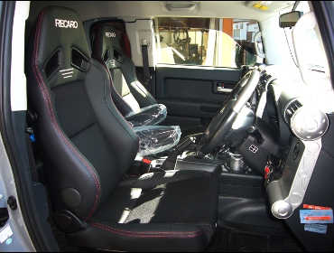 RECARO�i���J���V�[�g�j�@TOYOTA�@FJ�N���[�U�[�@�Ɂ@RECARO�i���J���j�@SR-7F�@Lassic�@BK���U�[�@�V�[�g�q�[�^�[�t���@�A�[�����X�g�t���@����
