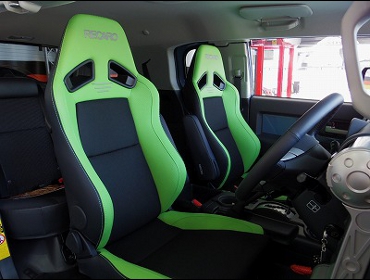 RECARO�i���J���V�[�g�j�@TOYOTA�@FJ�N���[�U�[�@�Ɂ@���J���@SR-7F�@Lassic�@Green �V�[�g�q�[�^�[�t���@�A�[�����X�g�t���@�~2�r�@����