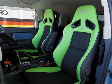 RECARO�i���J���V�[�g�j�@TOYOTA�@FJ�N���[�U�[�@�Ɂ@���J���@SR-7F�@Lassic�@Green �V�[�g�q�[�^�[�t���@�A�[�����X�g�t���@�~2�r�@����