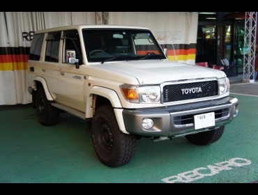 TOYOTA�@�����h�N���[�U�[70�@GRJ76�i2015�N�j�@�Ɂ@�G���S���hMV BK�@�V�[�g�q�[�^�[�t���@���A�[�����X�g�t���@����