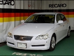 RECARO�i���J���V�[�g�j�@TOYOTA�@�}�[�NX�@120�i2006�N�j�@�Ɂ@RECARO�i���J���j�@SR-7F�@GK100�@BK/SIL�@�V�[�g�q�[�^�[�t���@����