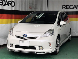 TOYOTA�@�v���E�X���@�Ɂ@RECARO�i���J���j�@�I���\�y�hAN220HV�@BK�@����