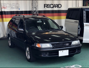 TOYOTA�@�J���[���c�[�����O���S���@���~�e�b�hS�@AE100G�i1999�N�j�@�Ɂ@RECARO�i���J���j�@SR-7�@GK100�@BK/�u���[�@����