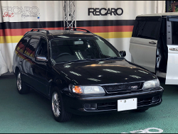TOYOTA�@�J���[���c�[�����O���S���@���~�e�b�hS�@AE100G�i1999�N�j�@�Ɂ@RECARO�i���J���j�@SR-7�@GK100�@BK/�u���[�@����