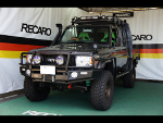 TOYOTA�@�����h�N���[�U�[70�@GRJ79K�@�Ɂ@RECARO�i���J���j�@SR-7�@Lassic�@�O���[���@�V�[�g�q�[�^�[�t���@���@SR-7F�@Lassci�@�O���[���@�V�[�g�q�[�^�[�t���@����