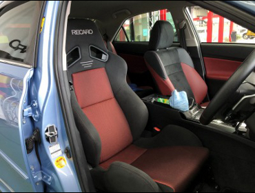 TOYOTA�@�}�[�NX�@GRX130�i2019�N�j�@�Ɂ@RECARO�i���J���j�@SR-7�@GK100�@BK/RED�@����