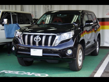 TOYOTA�@�����h�N���[�U�[�v���h�@TRJ150W�i2016�N�j�@�Ɂ@RECARO�i���J���j�@SR-7�@GU�@RED�@����