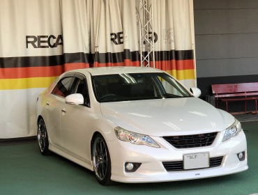 TOYOTA�@�}�[�NX�@GRX130�i2009�N�j�@�Ɂ@RECARO�i���J���j�@SR-7�@GK100�@BK/RED�@����