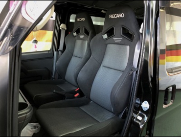 TOYOTA�@�s�N�V�X�o���@S331M�i2019�N�j�@�Ɂ@RECARO�i���J���j�@SR-7F�@GK100�@BK/SIL�@�~���E�@����