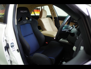 TOYOTA�@�}�[�NX�@GRX130�@�Ɂ@RECARO�i���J���j�@SR-7�@GK100�@BK/�u���[�@����